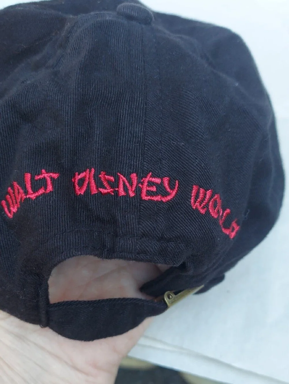 Kids Black Cap with Red Dragon Embroidery